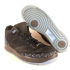 Nike Air Jordan Fushion III Black Blue Mens 13